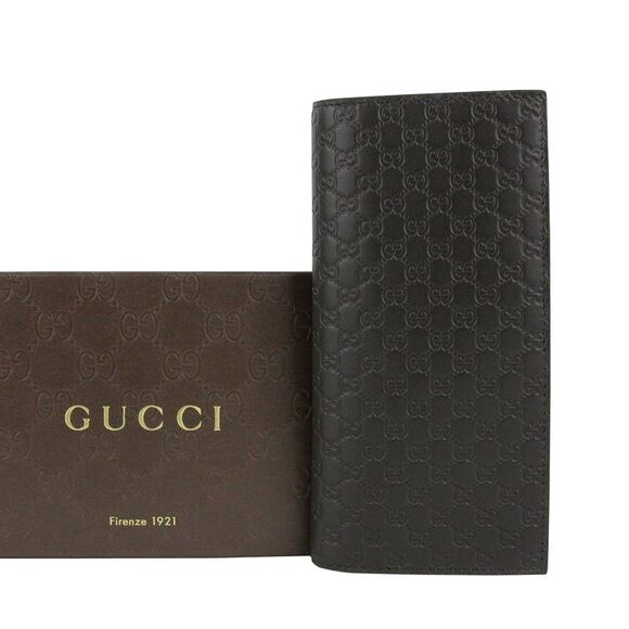 Gucci Men's Microguccissima Brown Leather Wallet With ID window - Picture 4 of 7